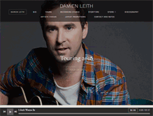 Tablet Screenshot of damienleith.com